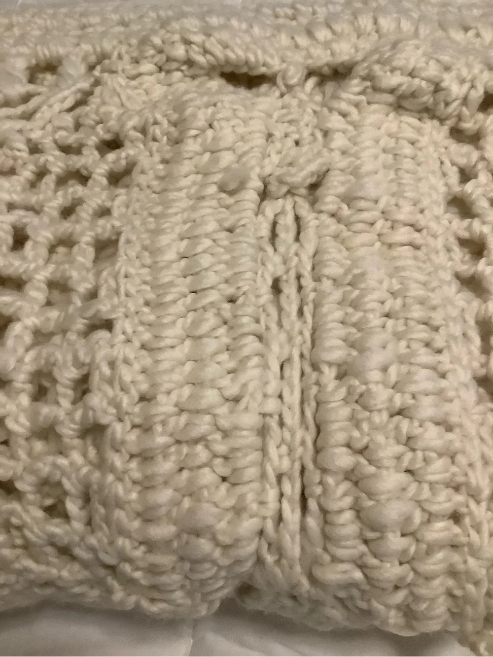 Anthropologie Aspen knit crochet throw❤️❤️❤️❤️